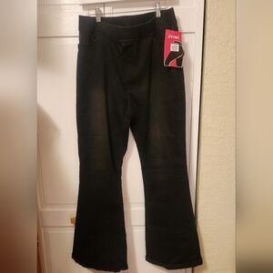 JVINI Black Flare Jeans for Women